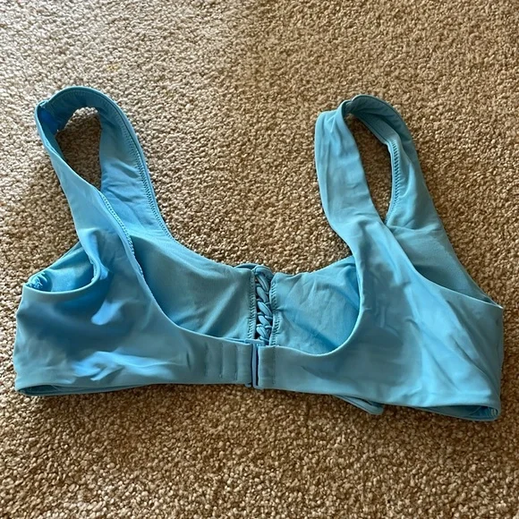 NWOT Aerie Light Blue High Waisted Bikini - Picture 6 of 6